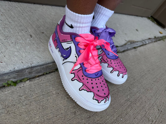AF1s X Pink-purp Drips!!!