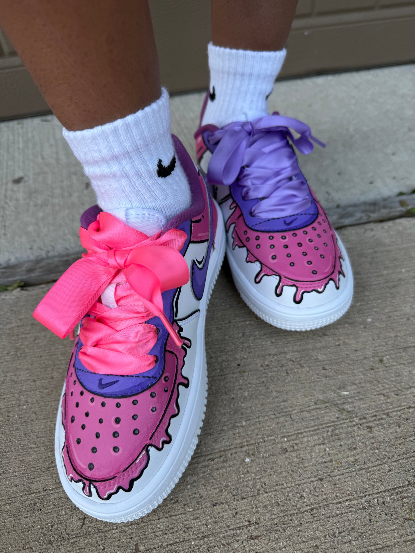AF1s X Pink-purp Drips!!!
