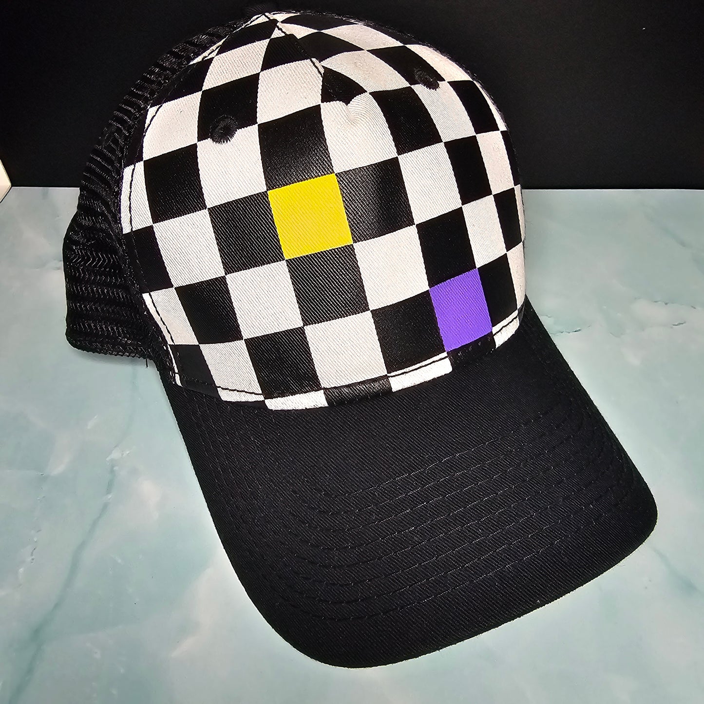 "Color block" Trucker hat