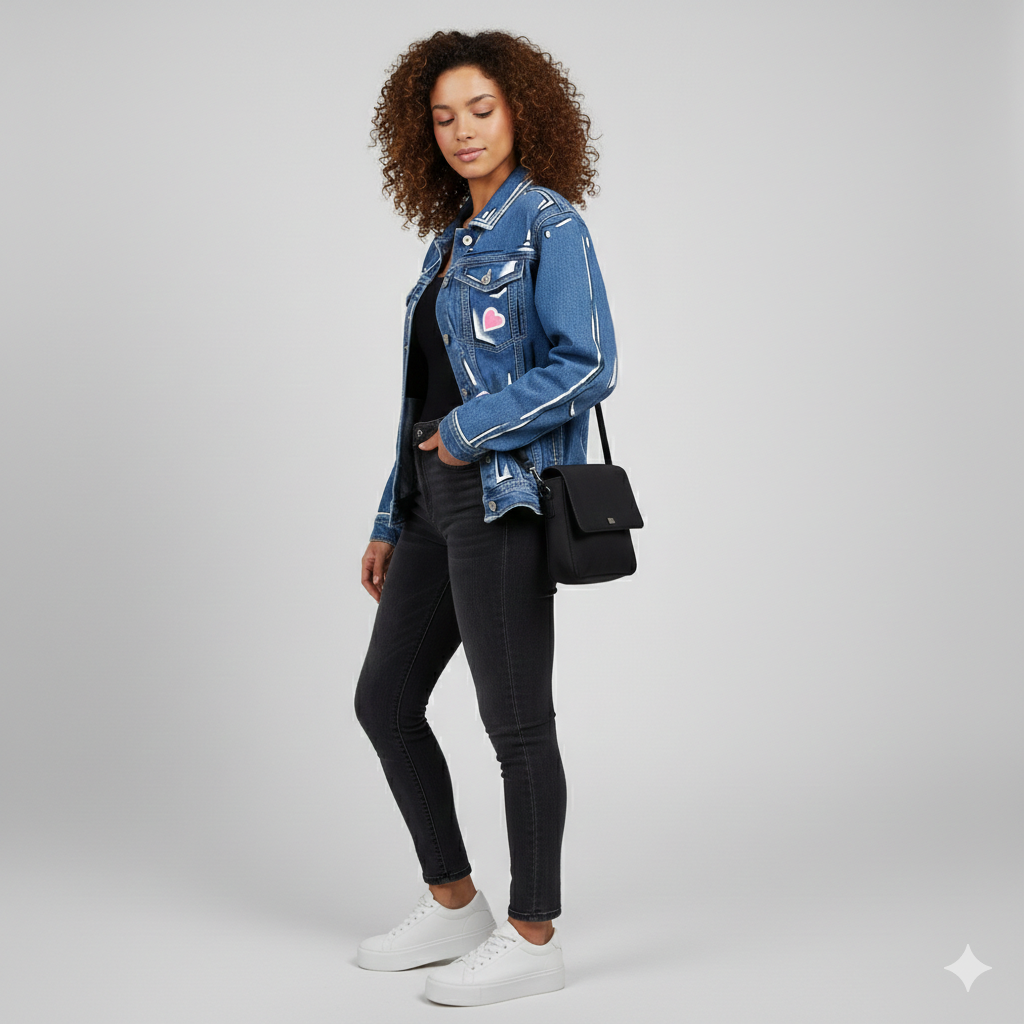 Betty Boop "Cartoonized" Jean jacket