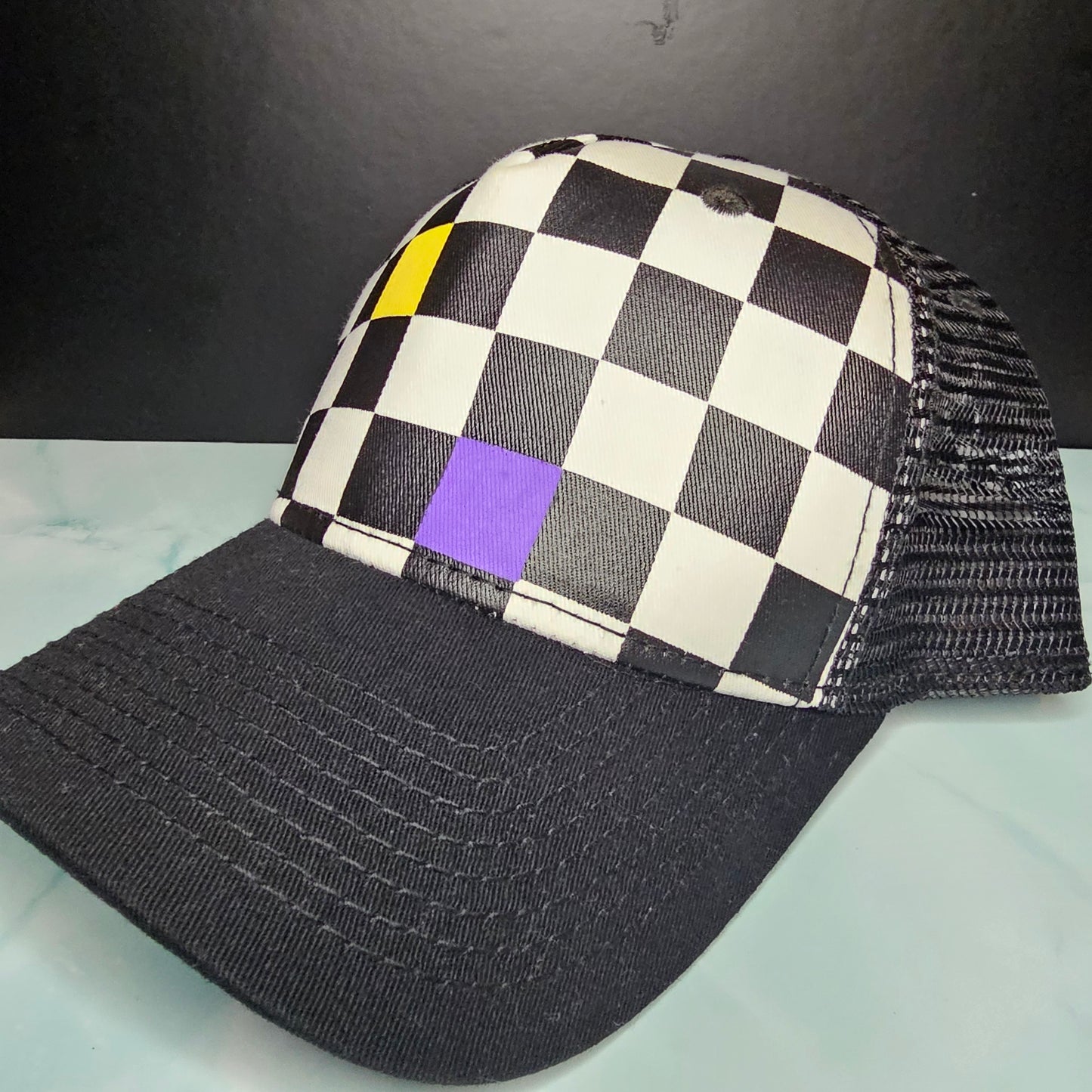 "Color block" Trucker hat