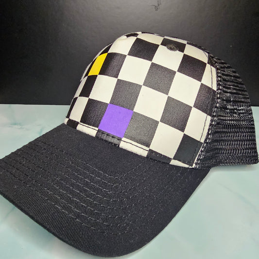 "Color block" Trucker hat