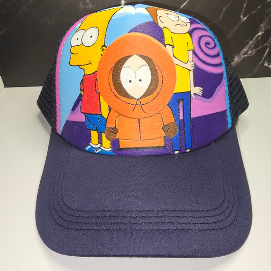 Cartoon "Bad boys" trucker hat